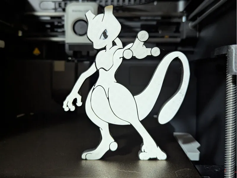 mewtwo noir et blanc à colorier