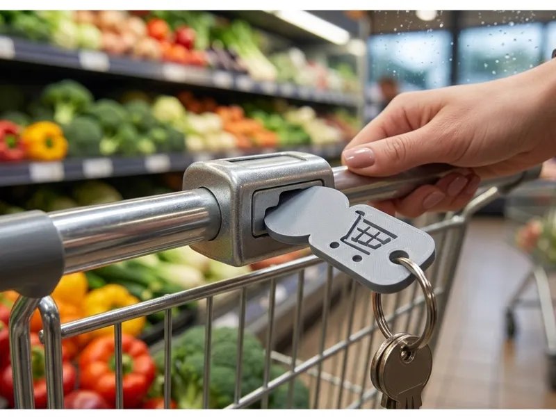 Universal Shopping Trolley Token/Keyring Companion