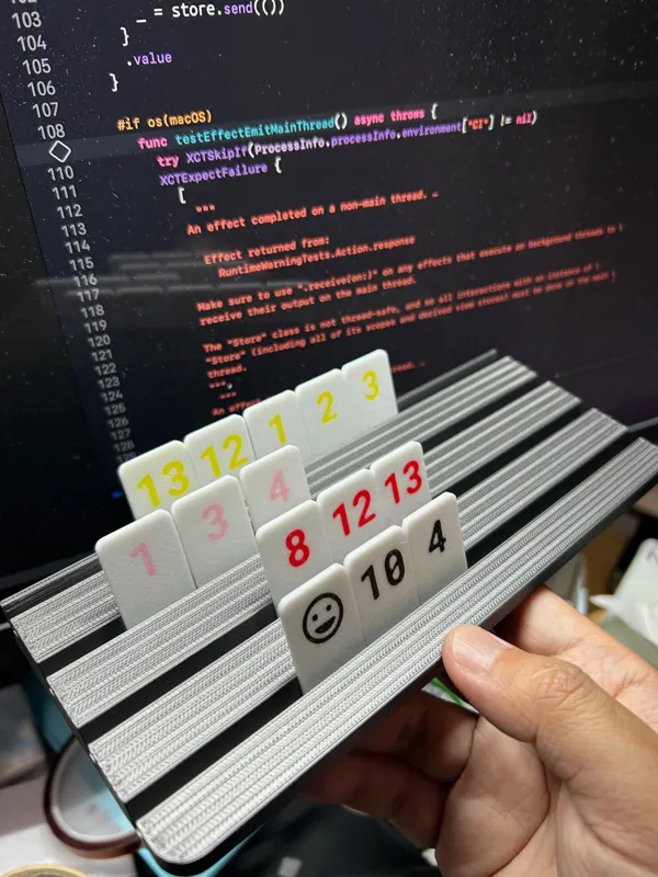 Support pour Rummikub