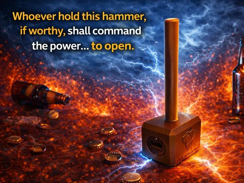 Thor Hammer Bottle Opener