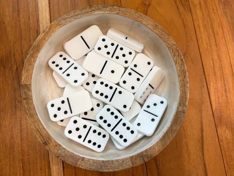 Rewind Dominoes | 28-Tile Double-Six Set