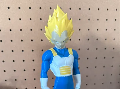 Vegeta Super Saiyan Colorized for AMS w Stand