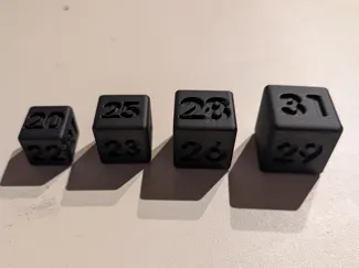 RC dices for ride height