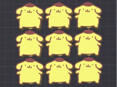 Purin Popsicle Topper