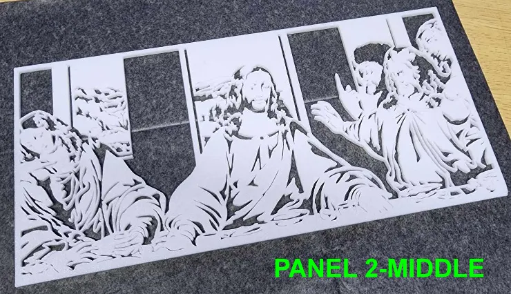 Last Supper Triptych Portrait (Panel 2-Middle)
