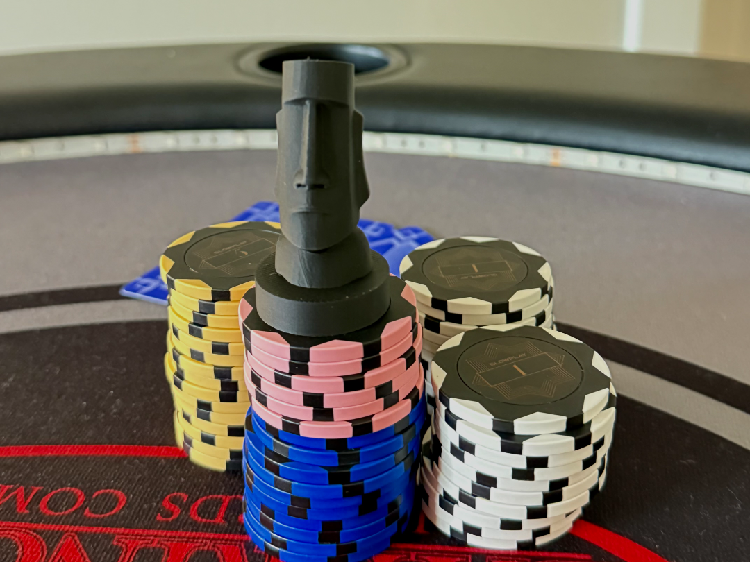 Stone Head "Poker Face" - Chip Stack Protector