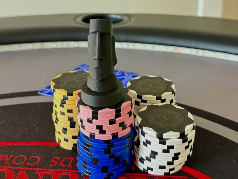 Stone Head "Poker Face" - Chip Stack Protector