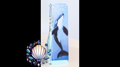 Orca Whale - 4 Color Bookmark