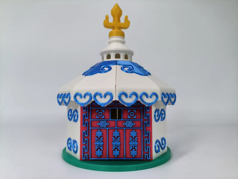 Mongolian Yurt storage box
