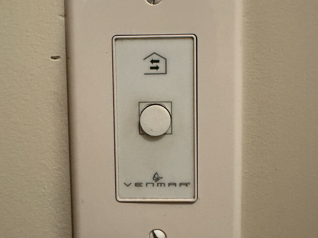 Venmar 20-Minute Ventilation Button