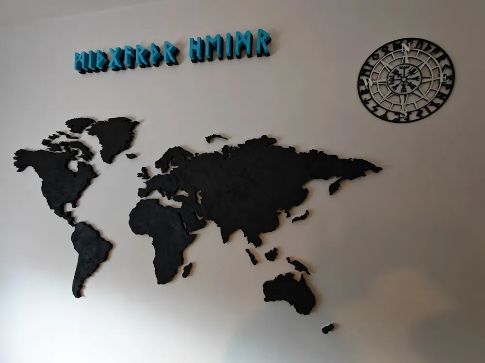 Rune Wall Art - Free 3D Print Model - MakerWorld