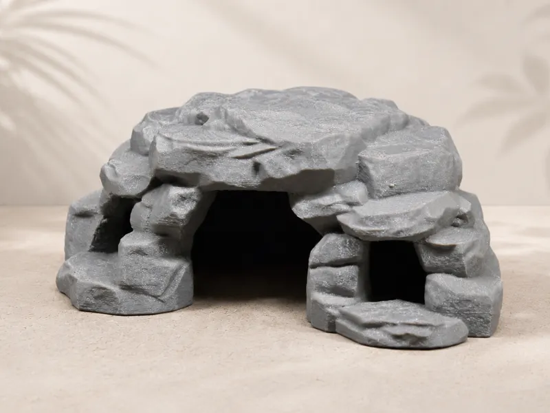 Rock Boulder Cave Hide