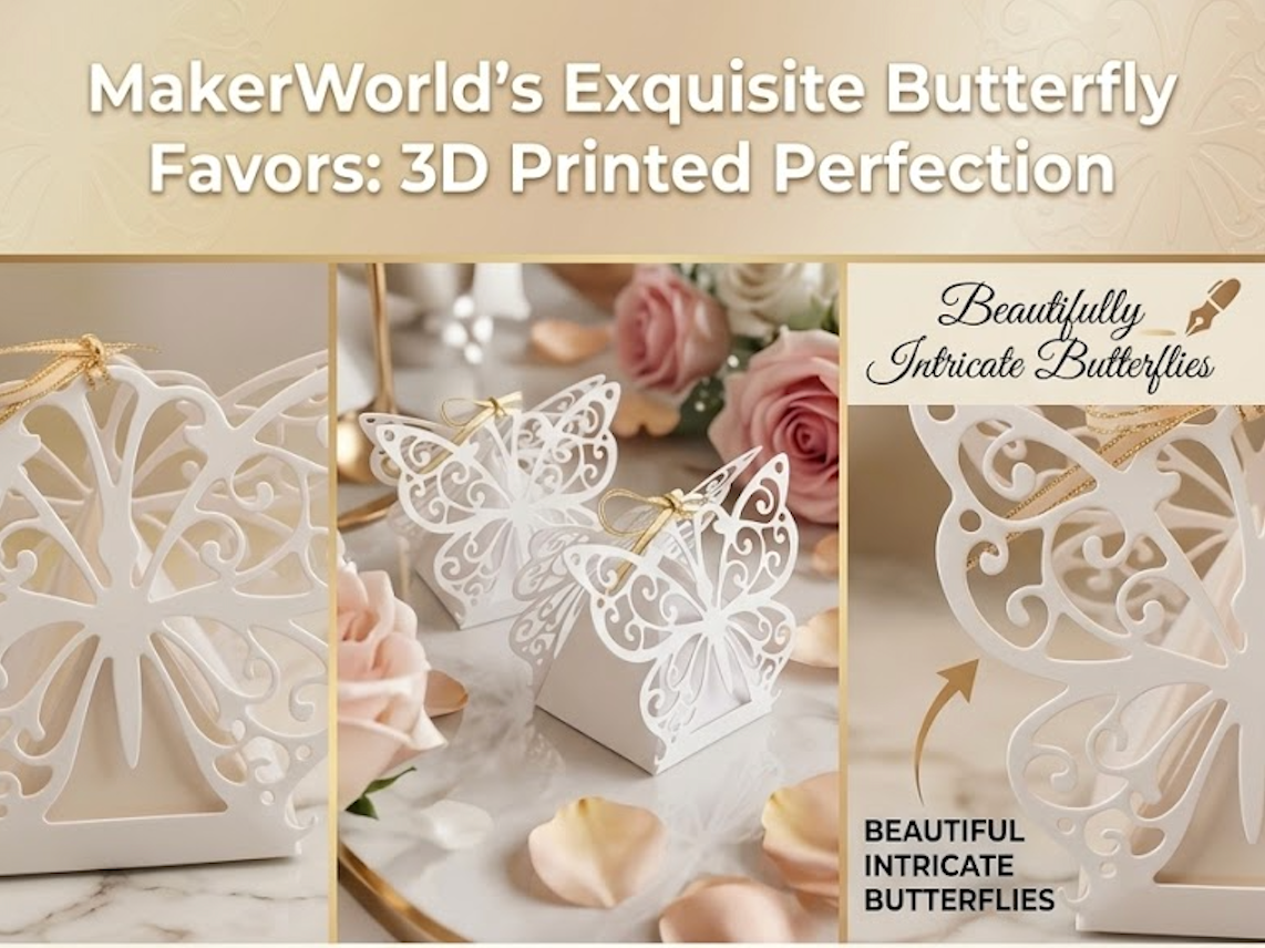 Exquisite Butterfly Favours Bombonier 