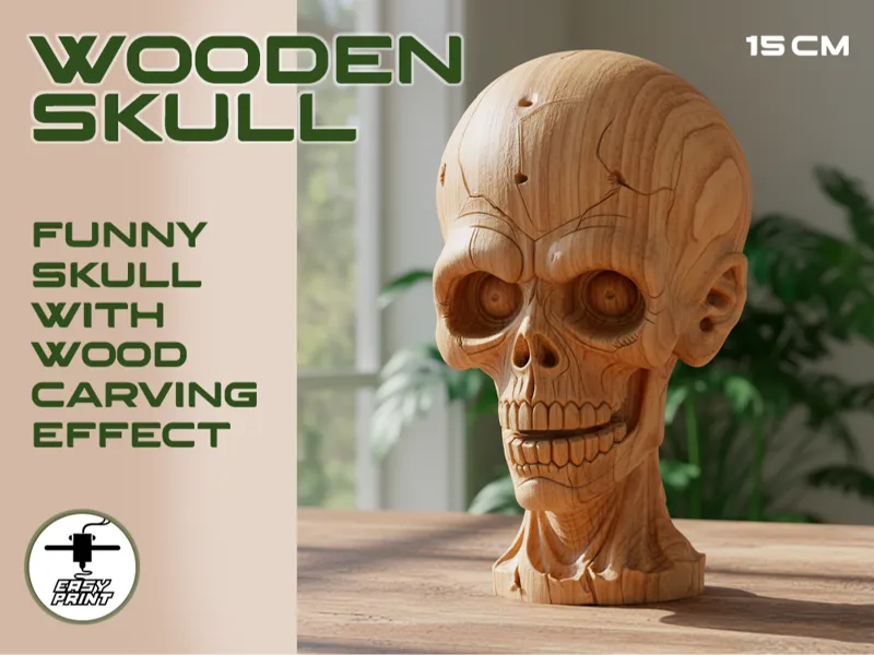 Wooden Skull