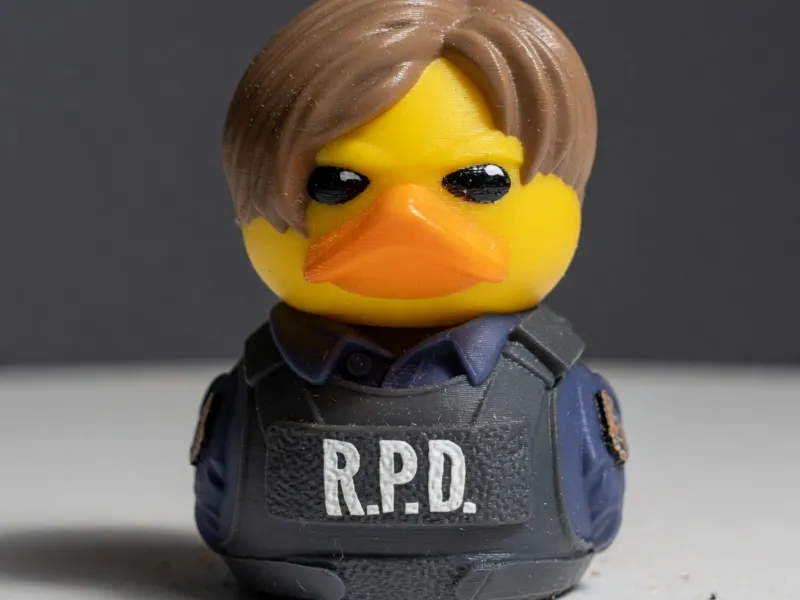 resident evil leon kennedy duck