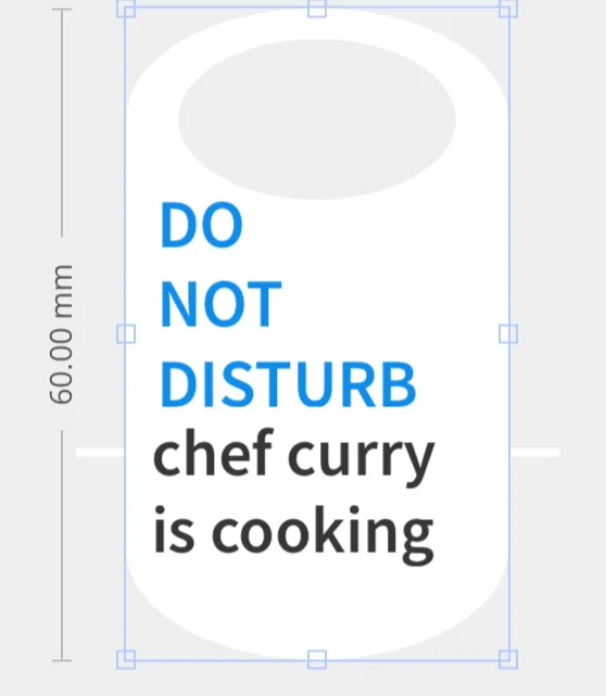 Do not disturb chef curry is cooking 