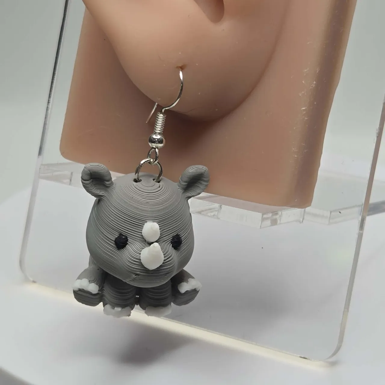 Rhino Hanger Earrings view 2