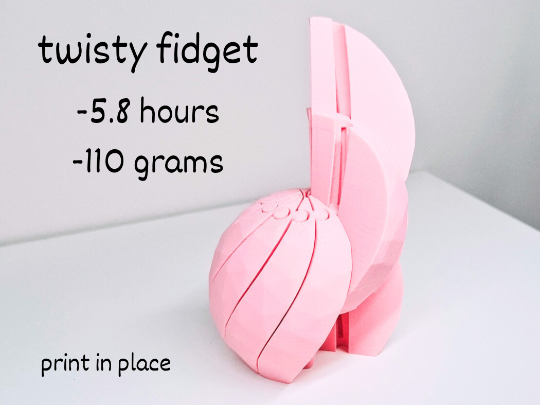 Low Poly Spiral Twisty Fidget