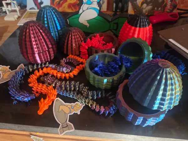 Œuf de dragon, écrin à trésors