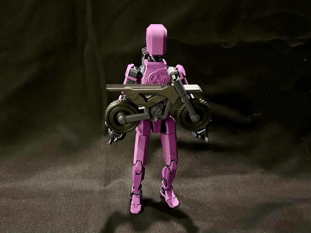 Person Riding Nuke Nuka Bike - Nuclear Powered - 150% Dummy 13 Figure - Free 3D Print ...
