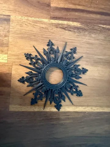 Marco decorativo: Gothic Baroque Sunburst Mirror Frame — vista de referencia 3