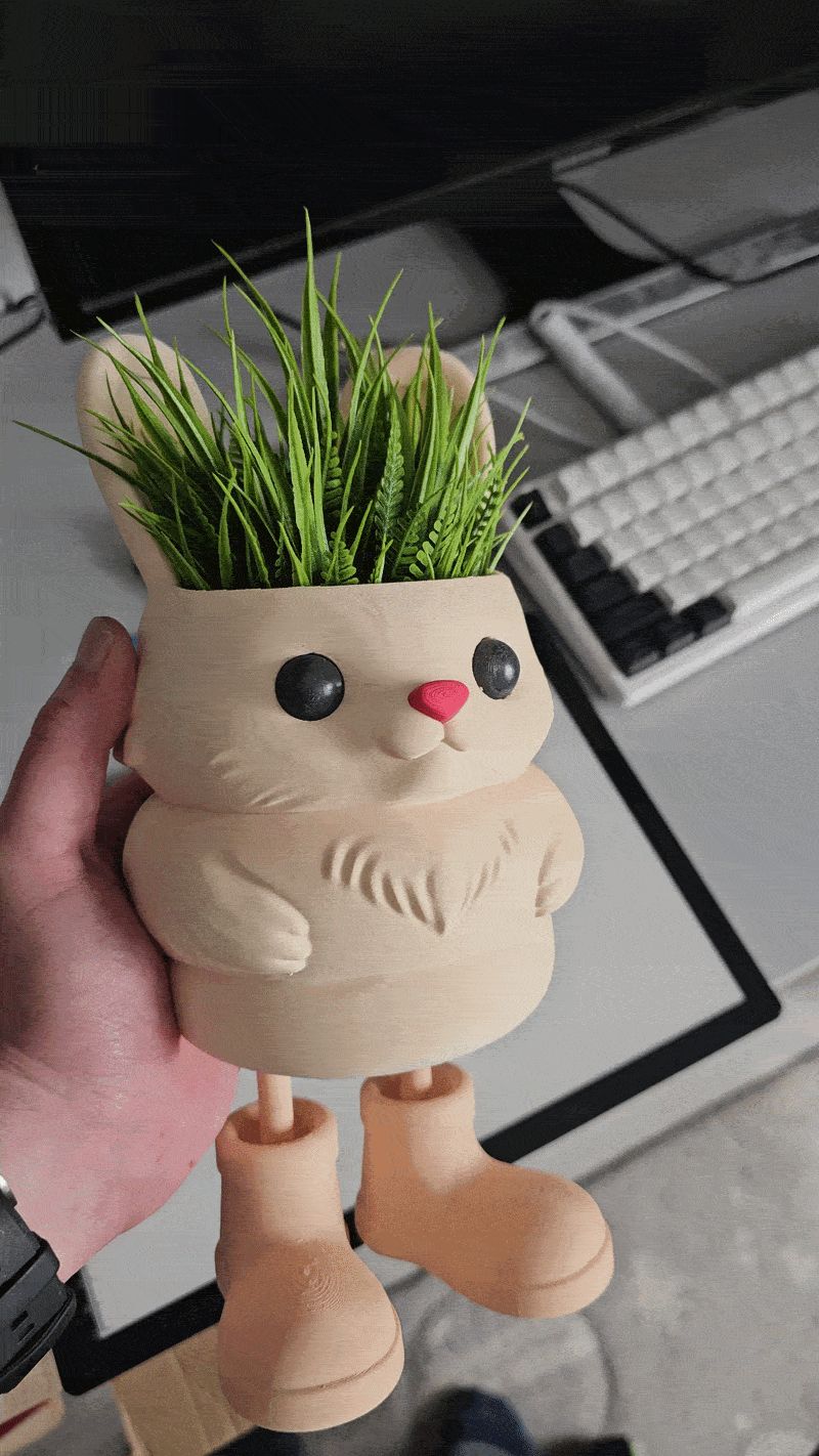 Cute Easter Bunny  Bowl NO AMS NO SUPPORTS