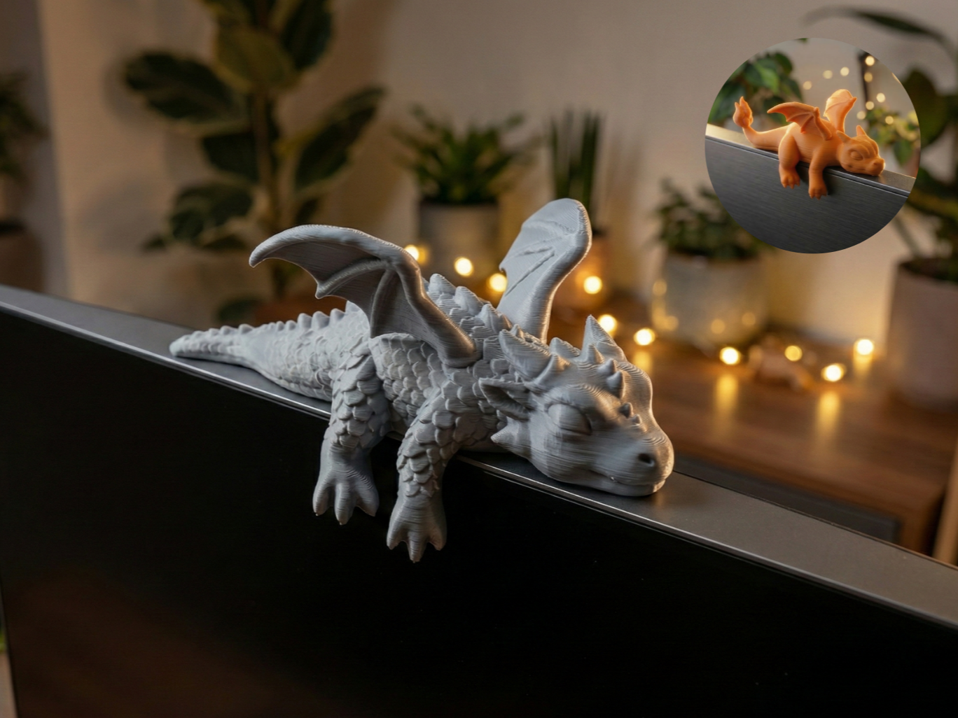 Sleeping Bezel Dragon Monitor