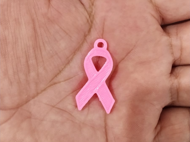 Pingente / Chaveiro Outubro Rosa - 1