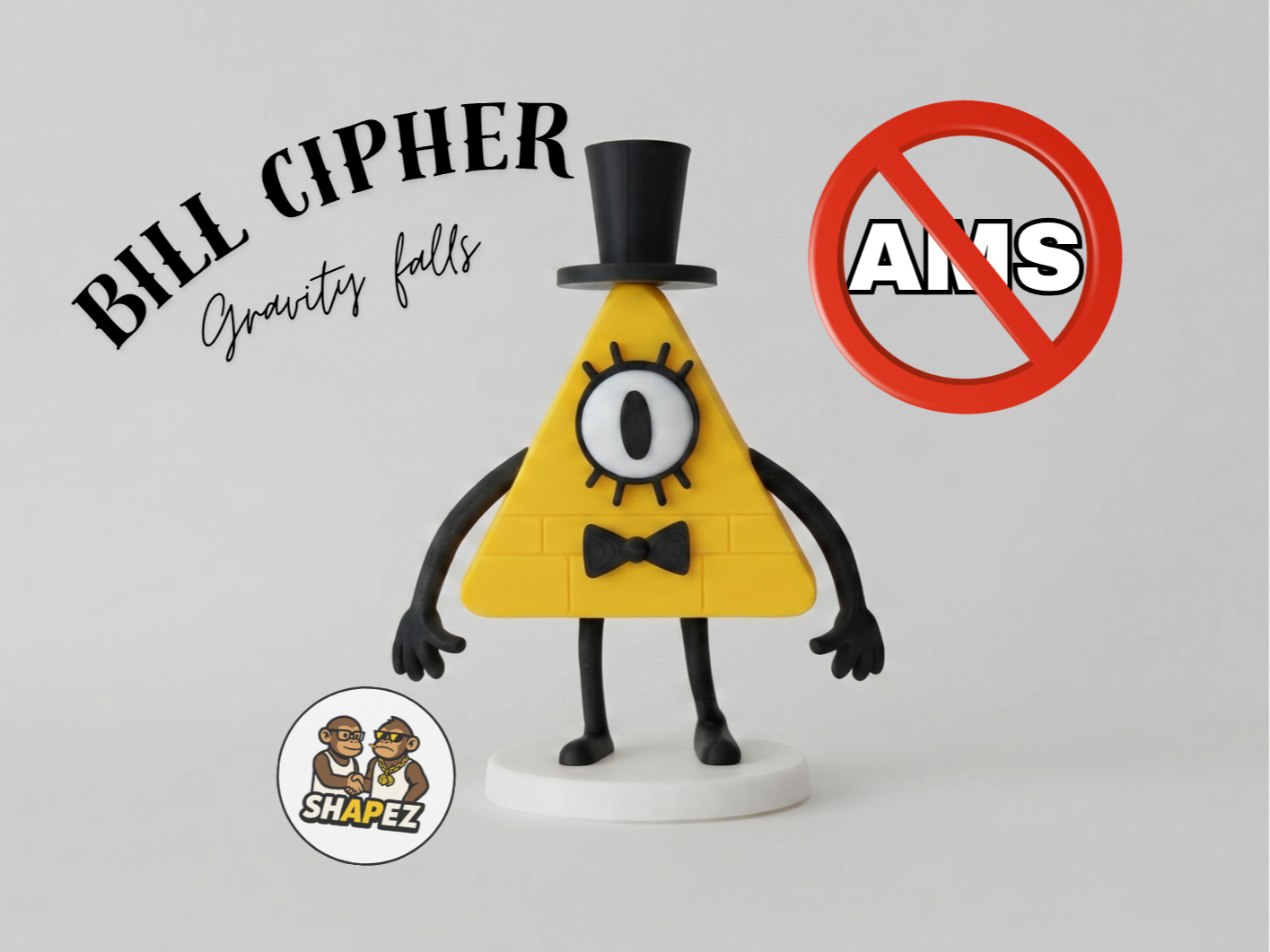 Bill Cipher from gravity falls - NO AMS version