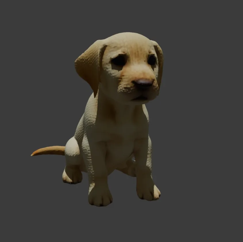 labrador retriever puppy - Free 3D Print Model - MakerWorld