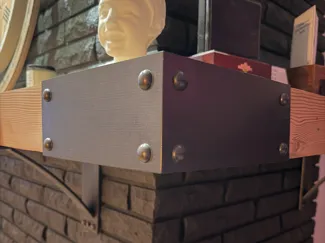 Rustic Mantel Corner Bracket