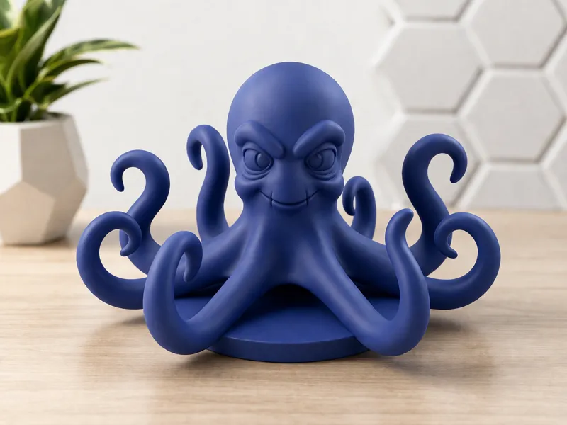 Kraken Octopus Desk Decor – Smooth & Easy Print