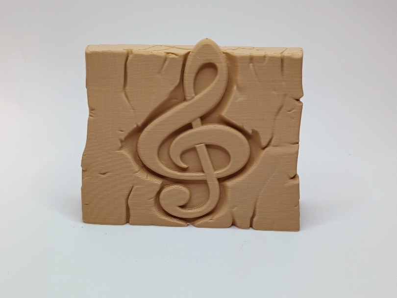 Notenzauber Wandplakette mit Violinschluessel
