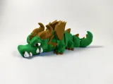 Артикулирана фигурка Emerald Dragon