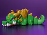 Артикулирана фигурка Emerald Dragon