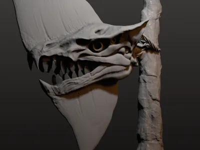 Avatar Toruk skull (High quality) 