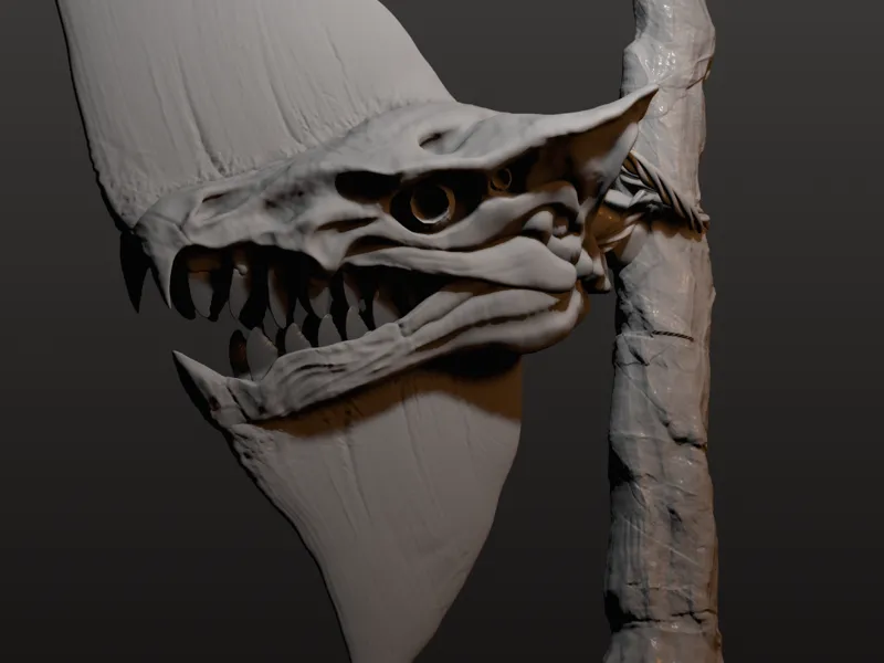 Avatar Toruk skull (High quality) 