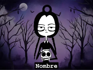 Llavero Miercoles addams