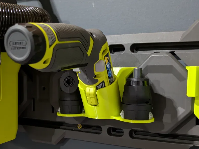 Holder for Ryobi FVD51 Screw driver + end pieces
