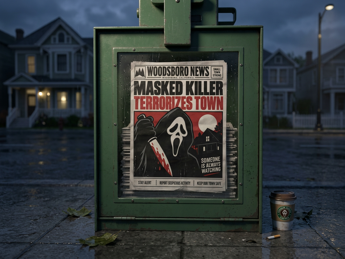 Scream Newspaper Wall Art - 1