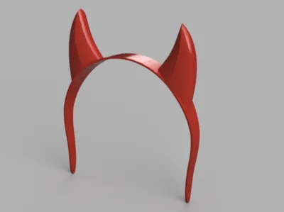Devils horns diadem