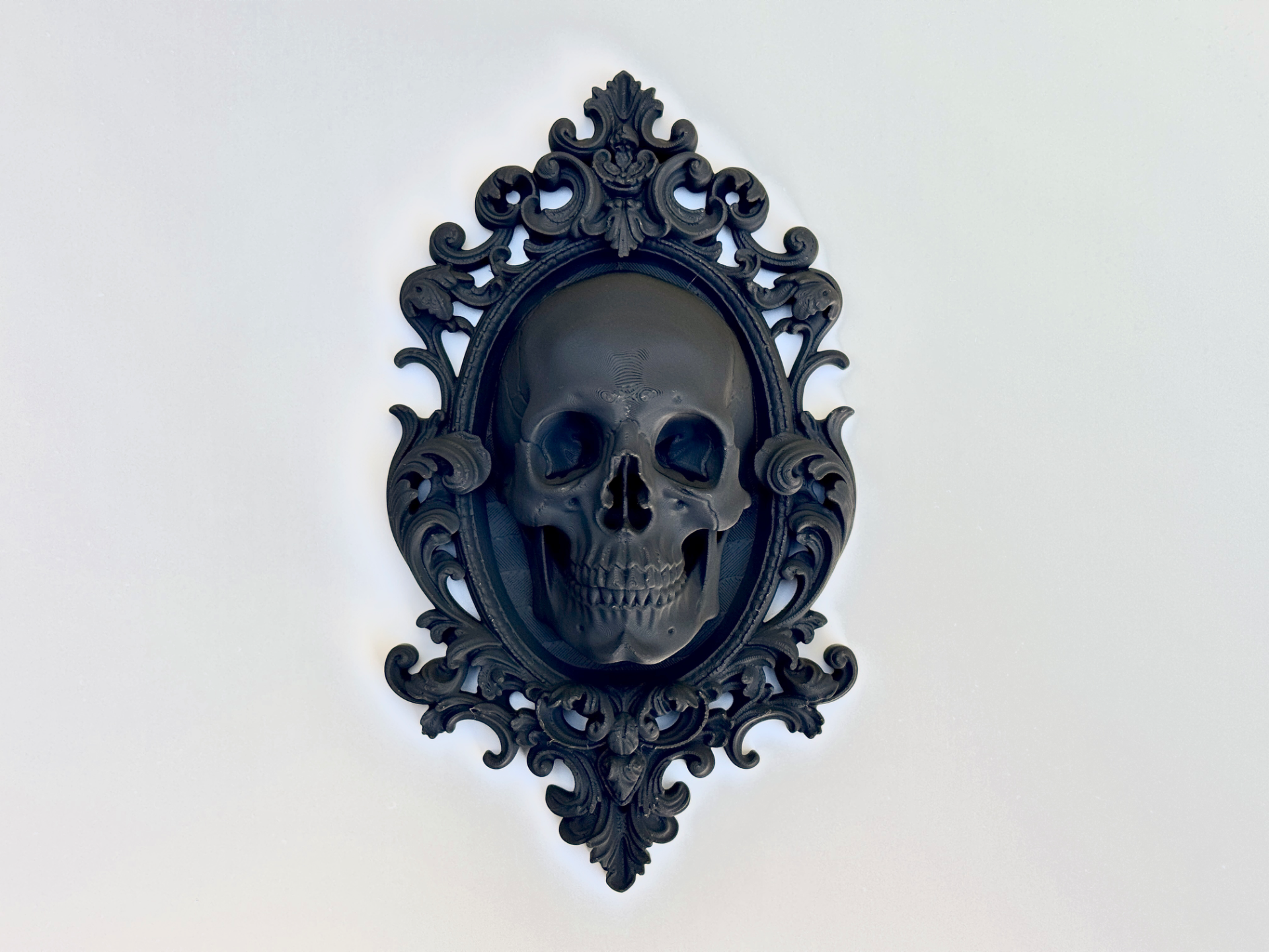 Gothic ornamental skull decoration 3D model