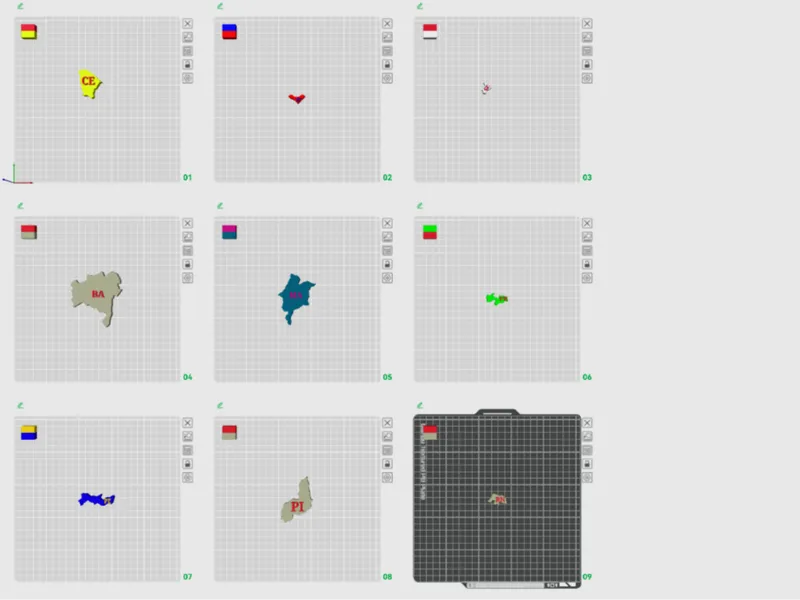 Mapa Nordeste Brasileiro