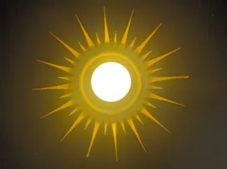 Sole porta candela