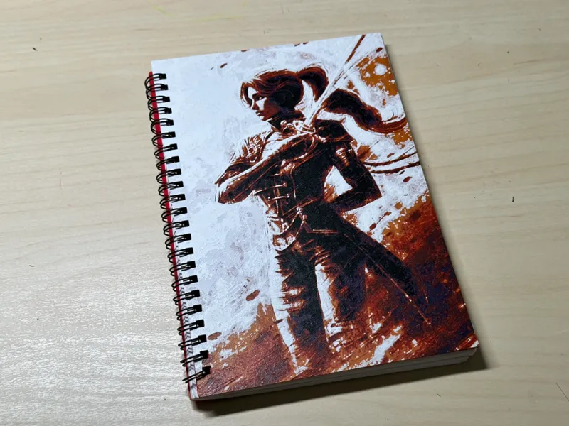 Hueforge Notebook Cover - Expedition 33 - Maelle