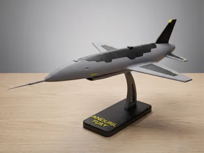 Anduril Fury - Stealth Jet Drone Model