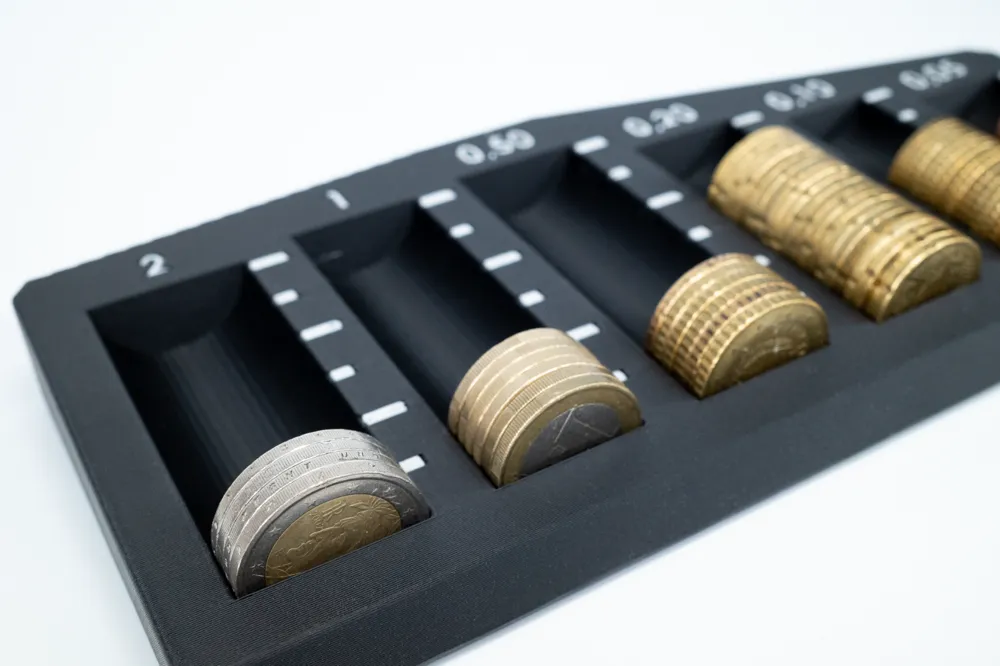 Coin counter for Euro's v1 & v2 by raafkonijn MakerWorld: Download Free ...
