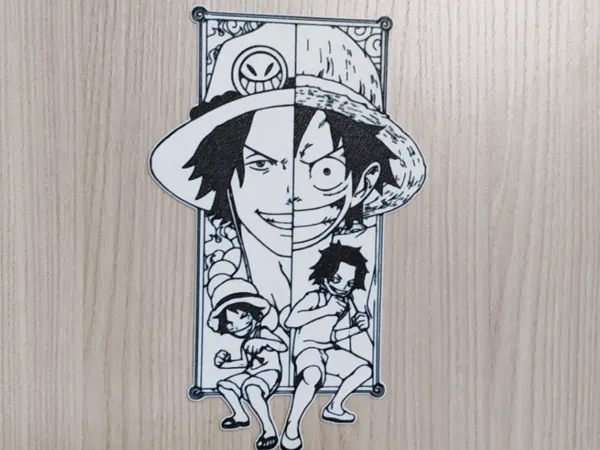 Figurine Luffy et Ace — frères pirates One Piece