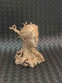 Sculpture femme dans un arbre — photo 3