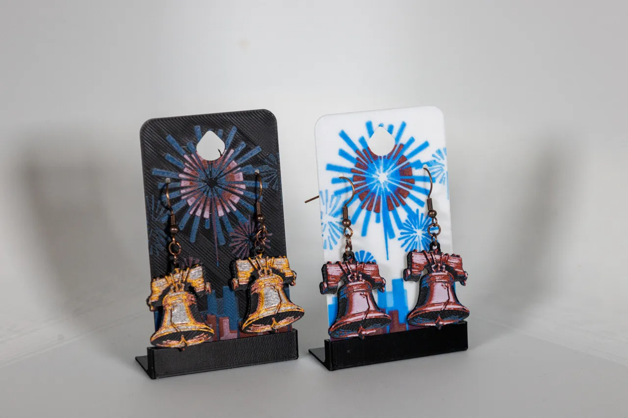 Liberty Bell - Independence Day Earrings view 2